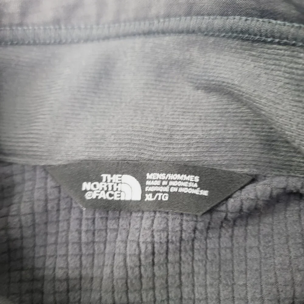 The North Face Men's Gray Long Sleeve Mock Neck Windrunner Fleece Jacket Size XL